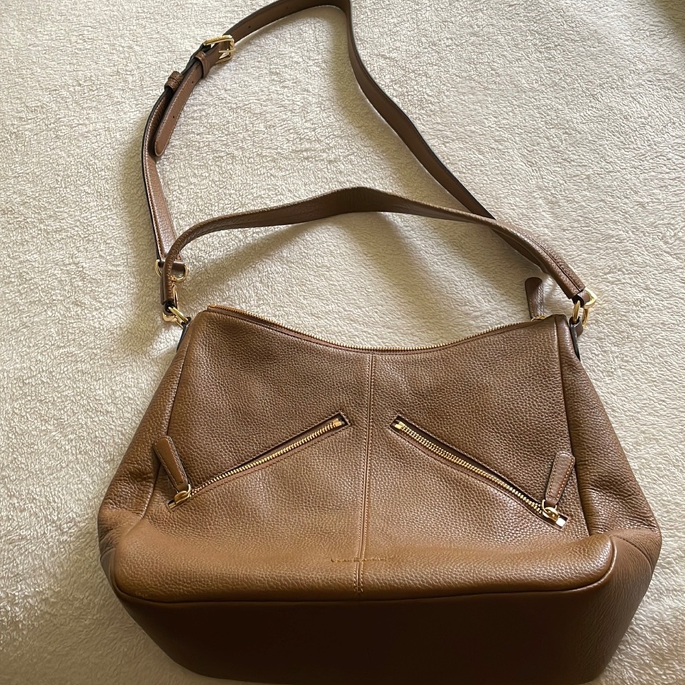 New Vera Bradley Vivian Hobo bag. Cognac color. Can be used as crossbody.